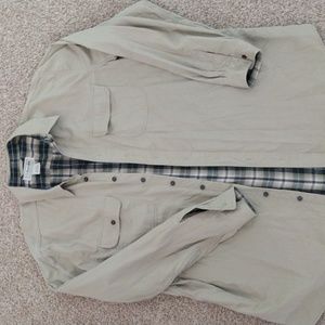 LL Bean flannel lined jacket/shirt